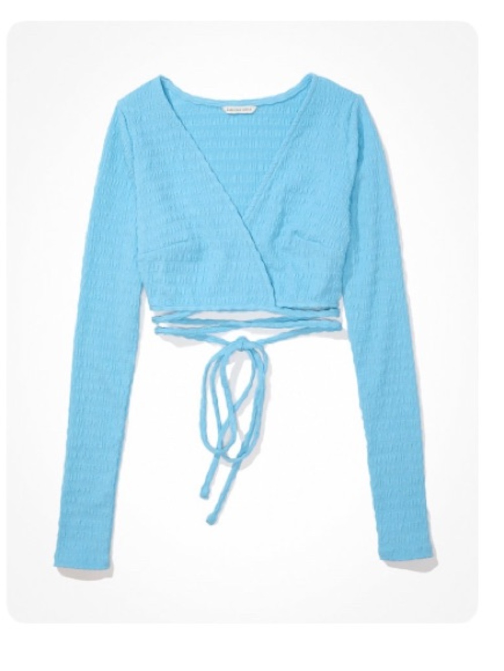 American Eagle Long Sleeve Crop